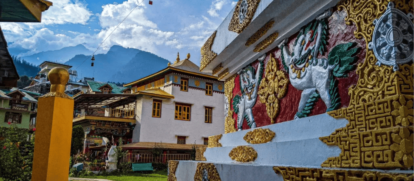 The wooden Hidimba Devi Temple in Manali, a cultural gem, surrounded by a cedar forest.