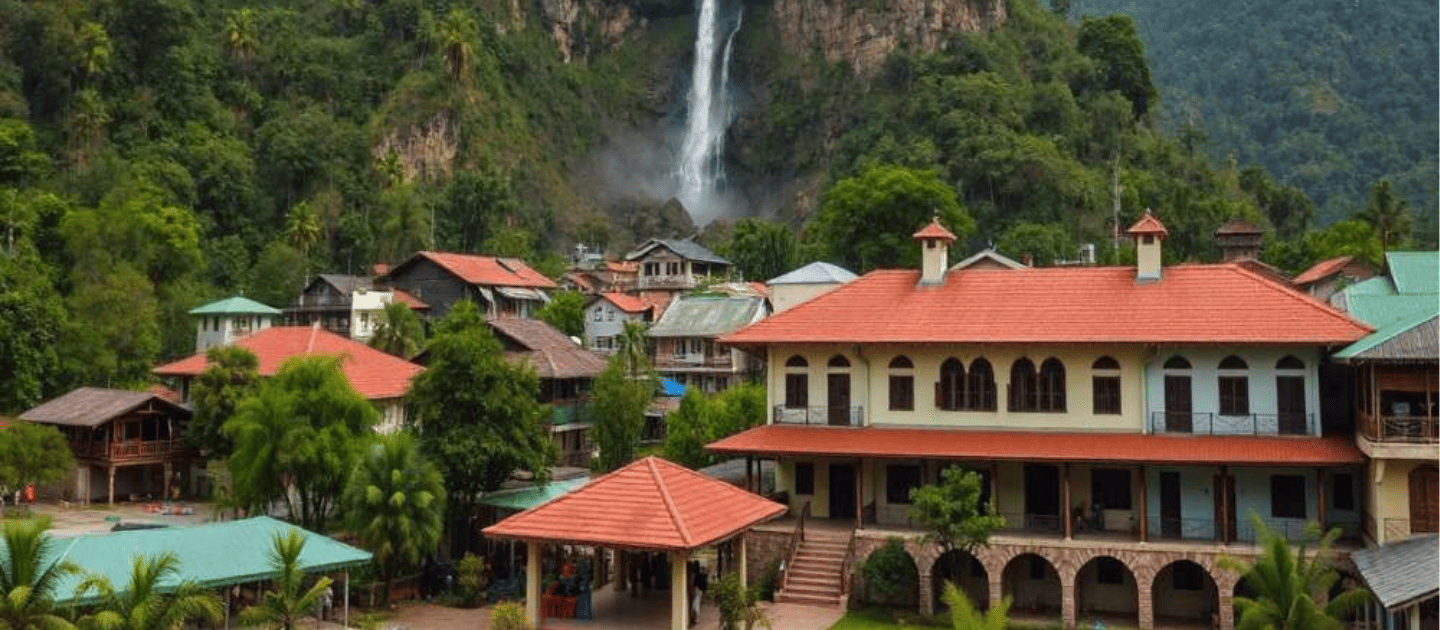 The picturesque Ward's Lake in Shillong, a cultural and historical gem of Meghalaya.