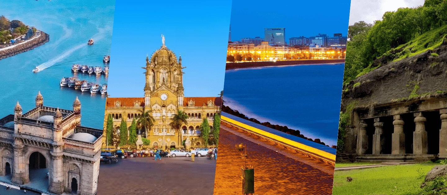 The Gateway of India, a top attraction in Mumbai, overlooking the Arabian Sea.